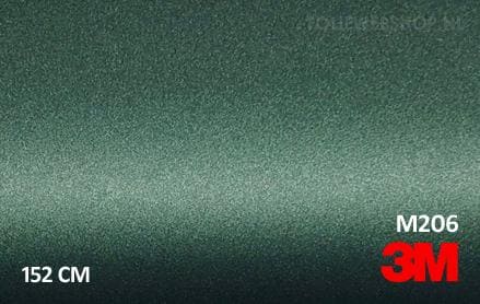 3M 2080 M206 Matte Pine Green Metallic folie