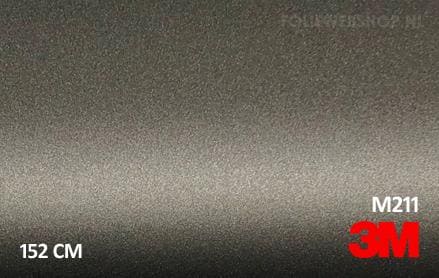 3M 2080 M211 Matte Charcoal Metallic folie