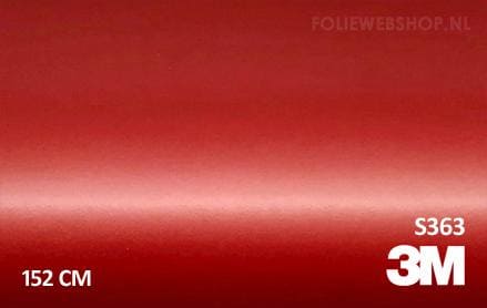 3M 2080 S363 Satin Smoldering Red folie