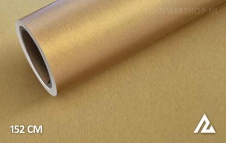 Geborsteld aluminium goud folie