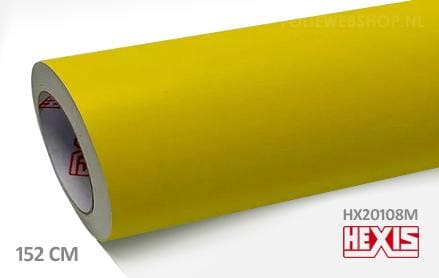 Hexis HX20108M Lemon Yellow Matt folie