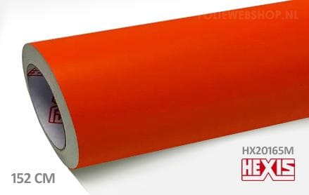 Hexis HX20165M Mandarin Red Matt folie