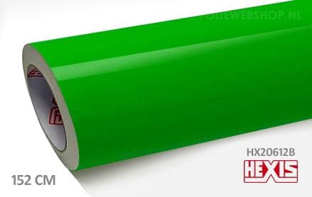 Hexis HX20612B Fluor Green Gloss folie