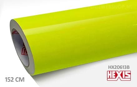 Hexis HX20613B Fluor Yellow Gloss folie