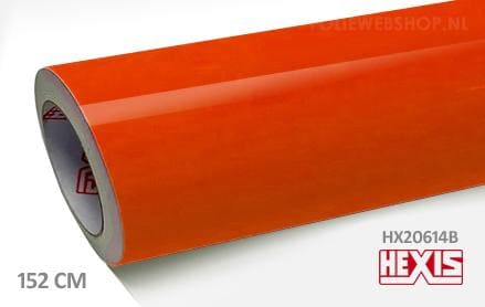 Hexis HX20614B Fluor Orange Gloss folie