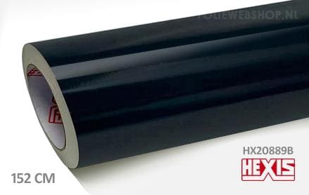 Hexis HX20889B Coal Black Gloss folie