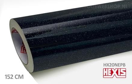 Hexis HX20NEPB Ebony Sparkle Black Gloss folie