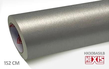 Hexis HX30BASILB Brushed Aluminium Silver folie