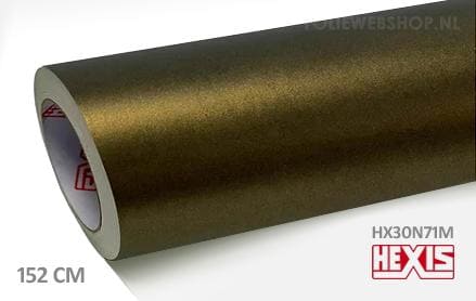 Hexis HX30N71M Golden Black Matt folie