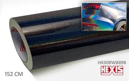 Hexis HX30RW889B Black Rainbow Gloss folie