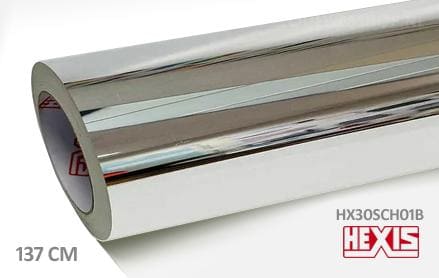 Hexis HX30SCH01B Super Chrome Silver Gloss folie