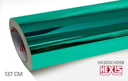 Hexis HX30SCH09B Super Chrome Turquoise Gloss folie